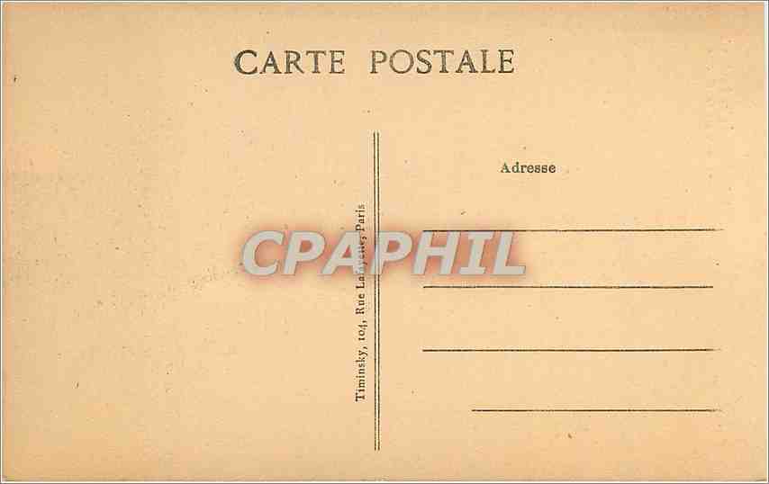 CPA Paris Eglise Saint Roch Saint Roch  — Verso