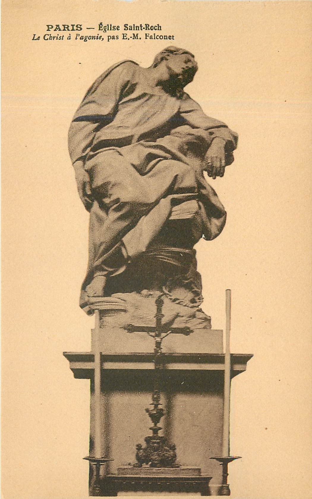 CPA Paris Eglise Saint Roch Le Christ a l'anonie 