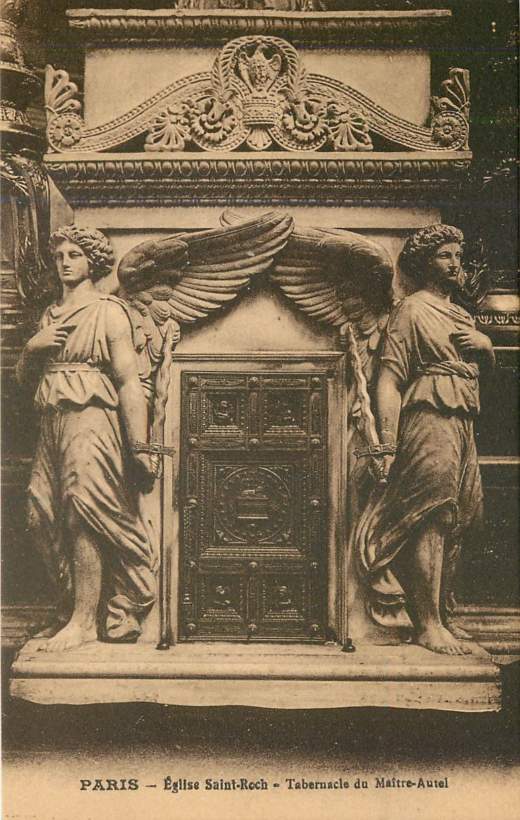 CPA Paris Eglise Saint Roch Taberuacle du Maitre Autel 