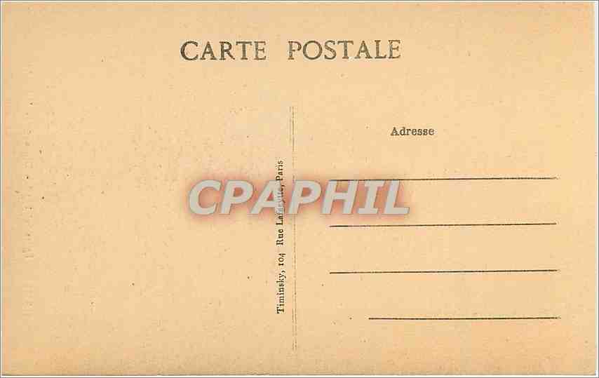 CPA Paris Eglise Saint Roch Taberuacle du Maitre Autel  — Verso