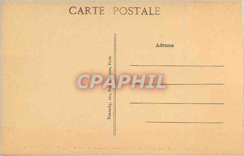 CPA Paris Eglise Saint Roch Chapelle du Calvaire La Crucificment  — Verso