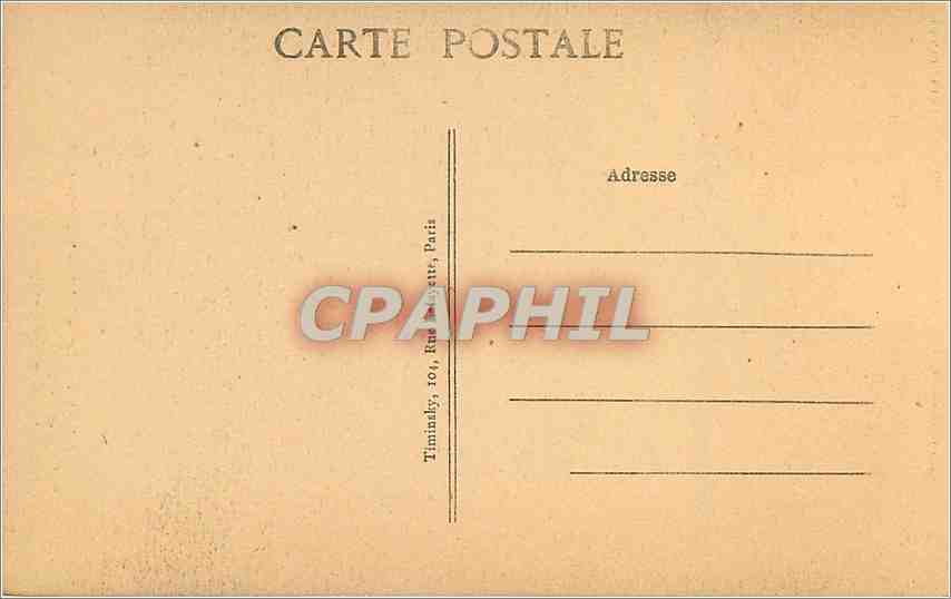 CPA Paris Eglise Saint Roch Chapelle du Calvaire Le Christ en Croix  — Verso