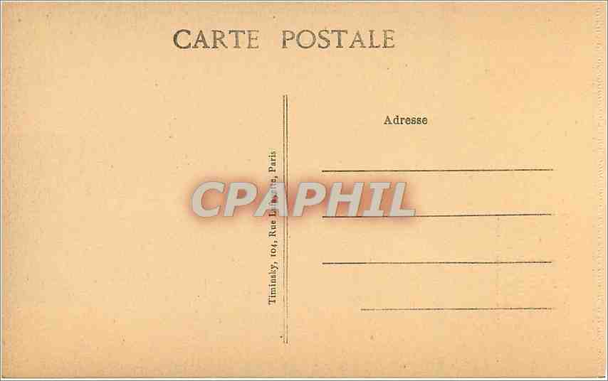 CPA Paris Eglise Saint Roch Chapelle des Monument funeraire de Henri de Lorraine comte d'Harcourt pa — Verso