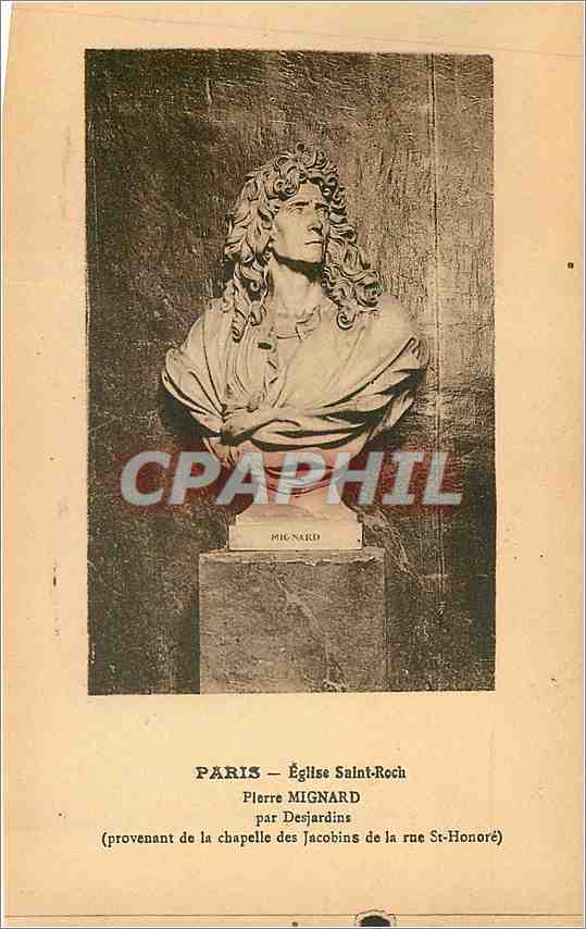 CPA Paris Eglise Saint Roch Pierre Mignard par desjardins 