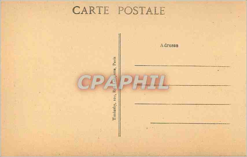CPA Paris Eglise Saint Roch Le Baptem de Jesus par JB Le Moyne  — Rückseite