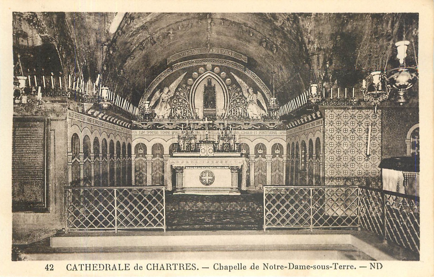 Cathédrale de Chartres — Chapelle de Notre-Dame-sous-Terre — ND