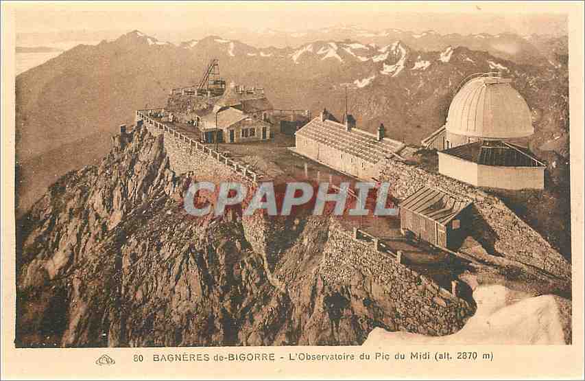 CPA Bagneres de Bigorre L'Observatoire du Pic du Midi 
