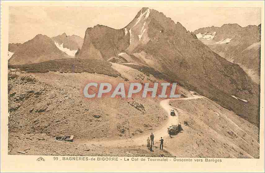 Bagnères-de-Bigorre — Le Col de Tourmalet — Descente vers Barèges