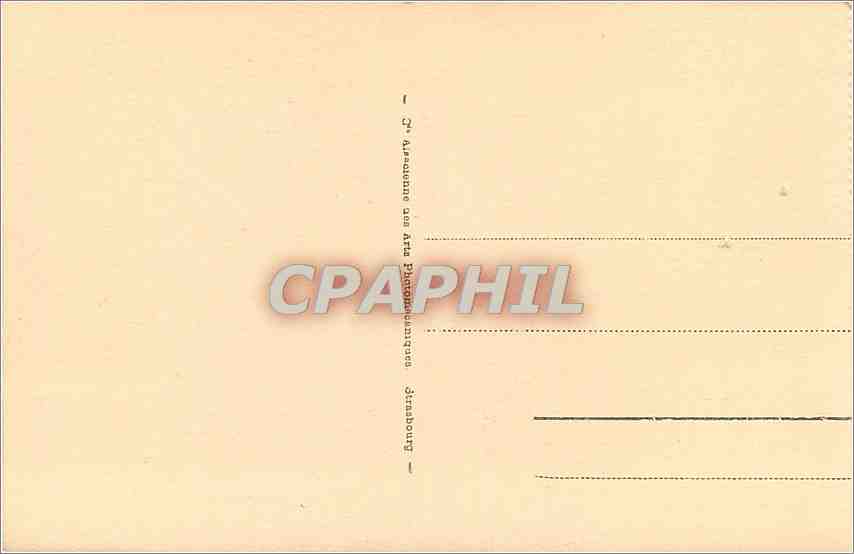 Bagnères-de-Bigorre — Descente vers Arreau — éditeur CPAPHIL — Rückseite