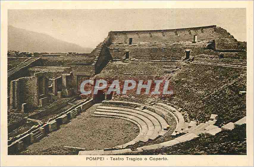CPA Pompei Teatro Tragico o Coperto 