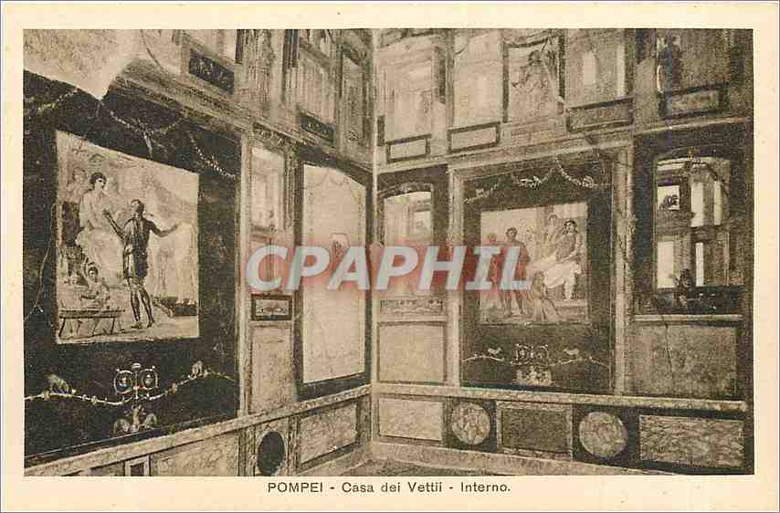 CPA Pompei Casa dei Vettii Interno 
