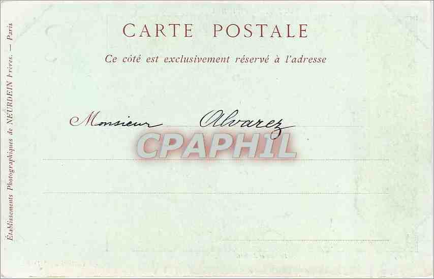 CPA Madame T Oppenheim Romeo et Juliette Shakespeare — Verso