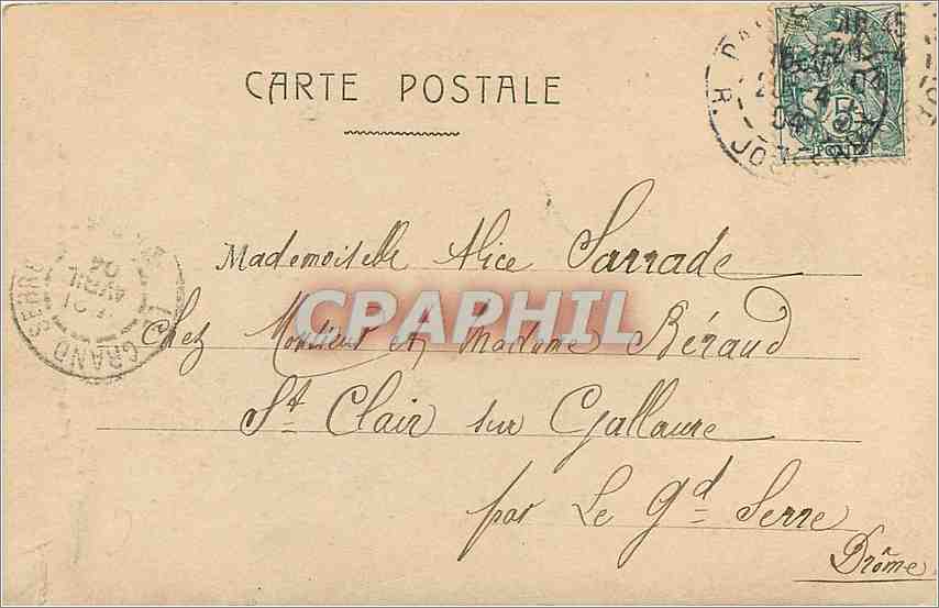 CPA Reseda Vos quallites depassent vos charmes  — Verso