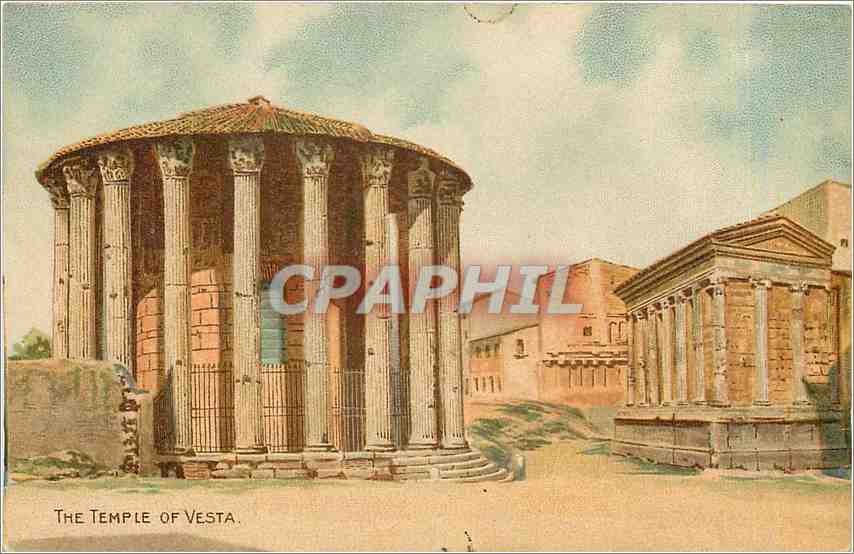 CPA The Temple of Vesta 