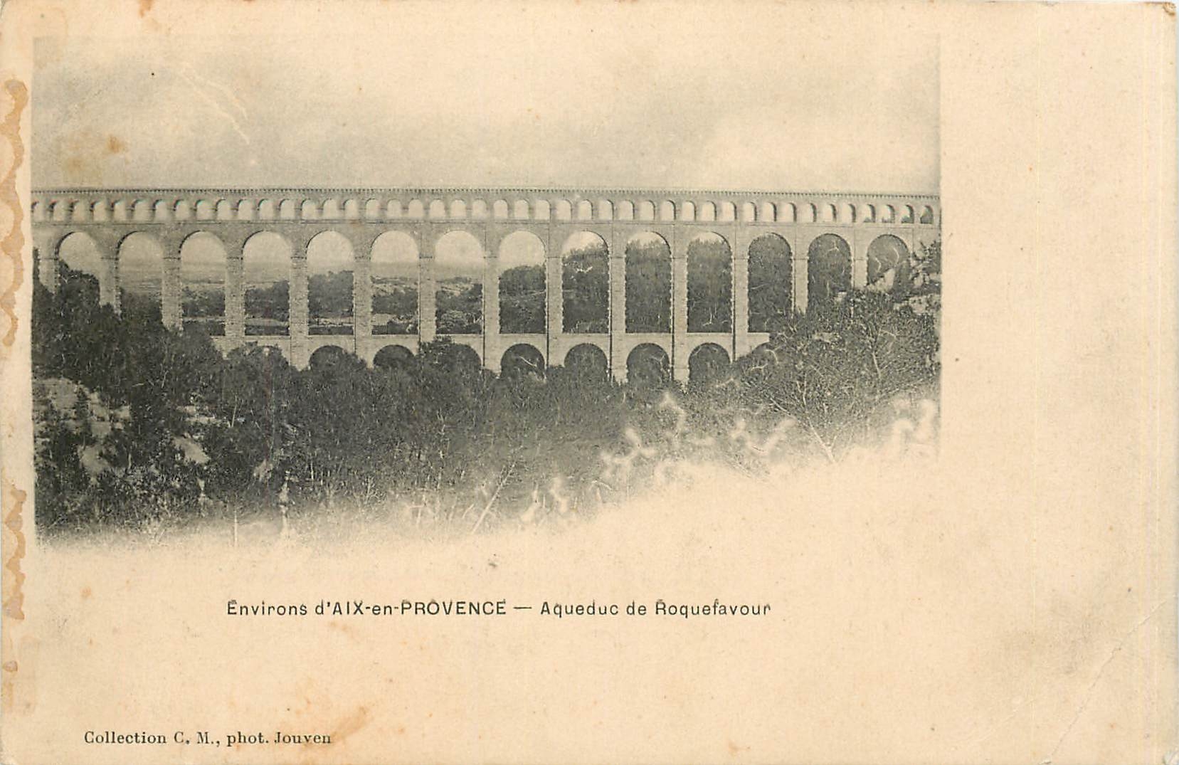 CPA Environs d'Aix en Provence Aqueduc de Roquefavour 