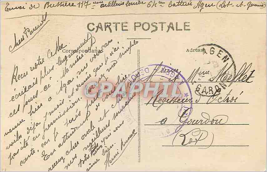 CPA Bonencon Peinture representant le meme gentilbomme reconnaissant sa faute vient implorer son par — Verso
