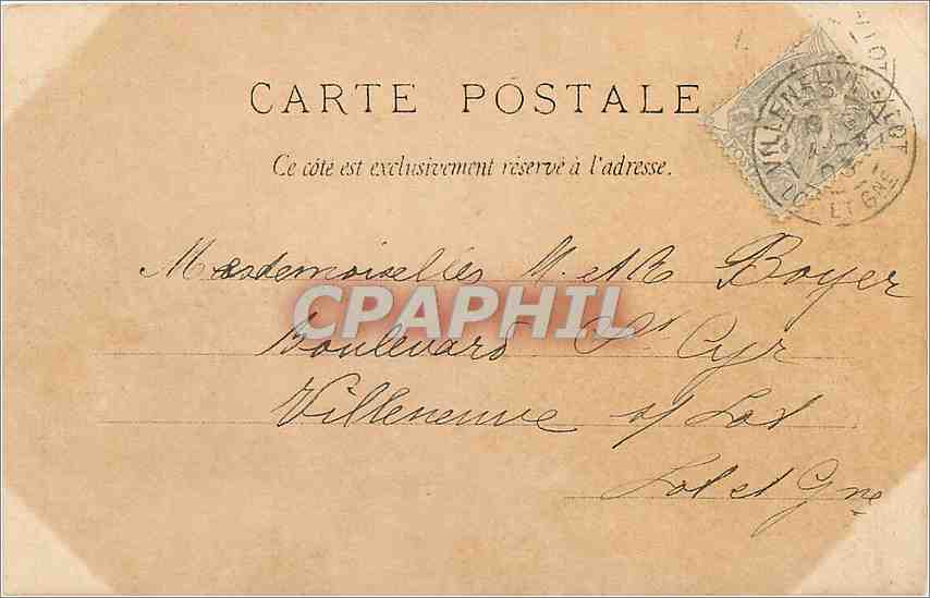 CPA Conte de Fees Enfants — Verso