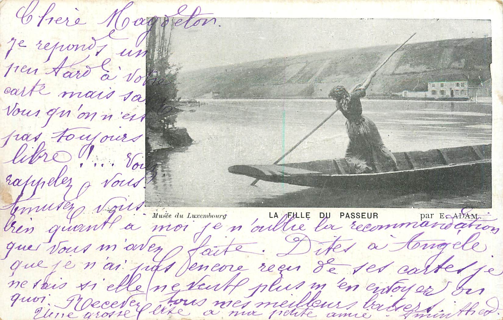 CPA Musee du Luxembourg La Fille du Passeur 