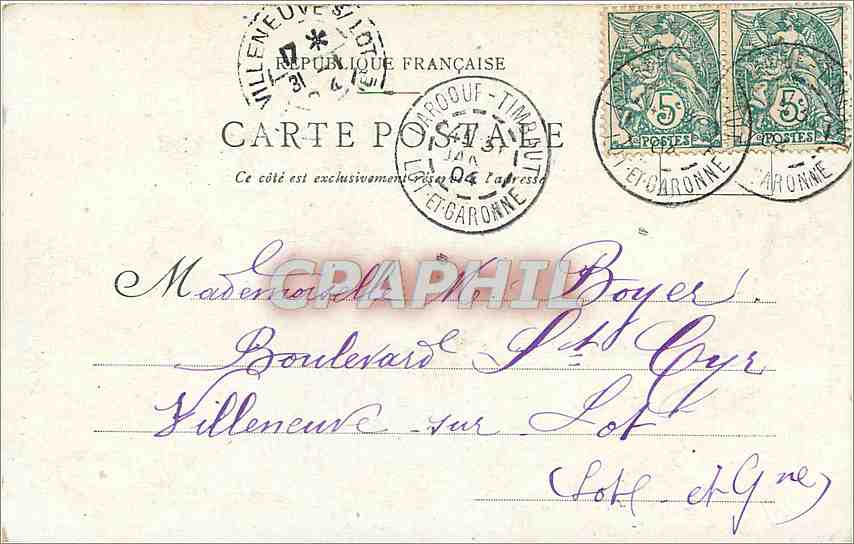 CPA Musee du Luxembourg La Fille du Passeur  — Verso