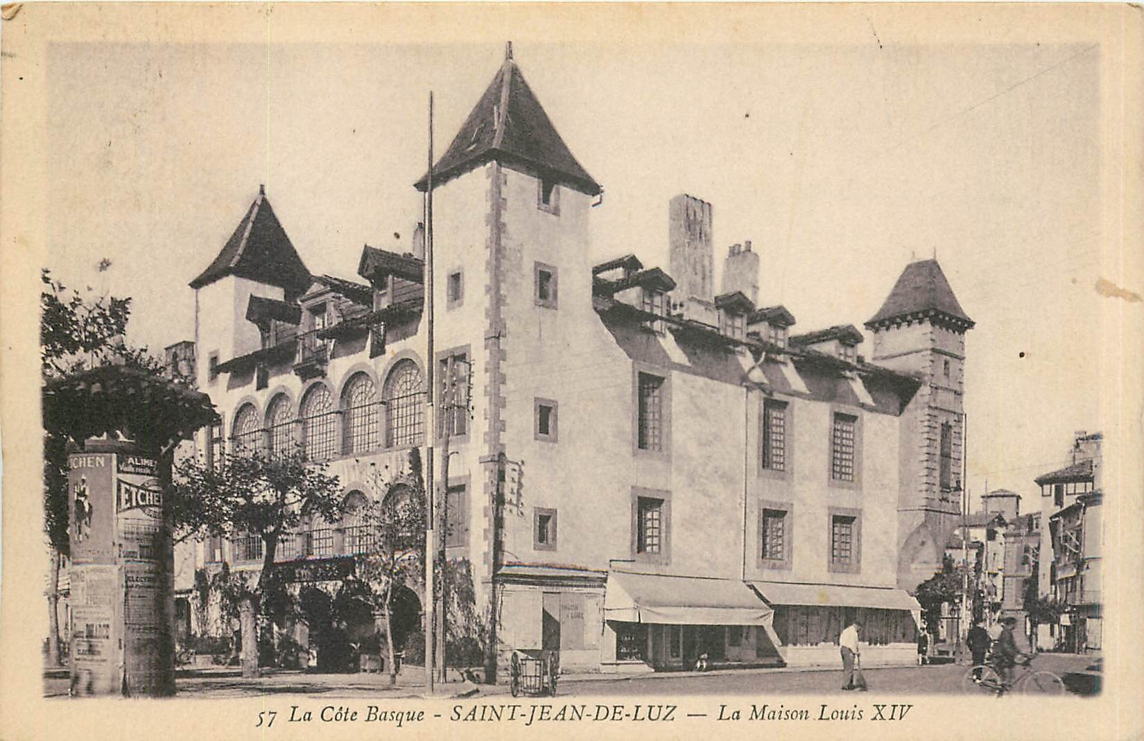 CPA La Cote Basque Saint Jean de Luz La Maison Louis XIV 