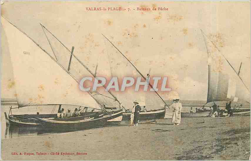 CPA Valras la Plage Bateaux de Peche Bateaux