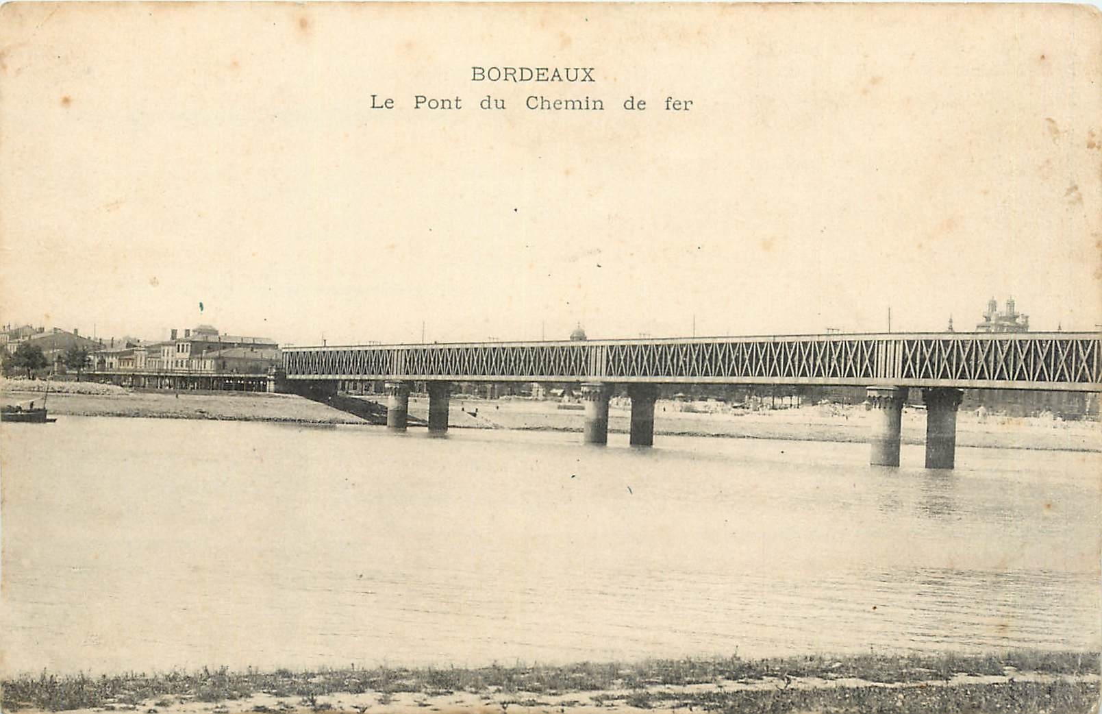 CPA Bordeaux Le Pont du Chemin de fer 
