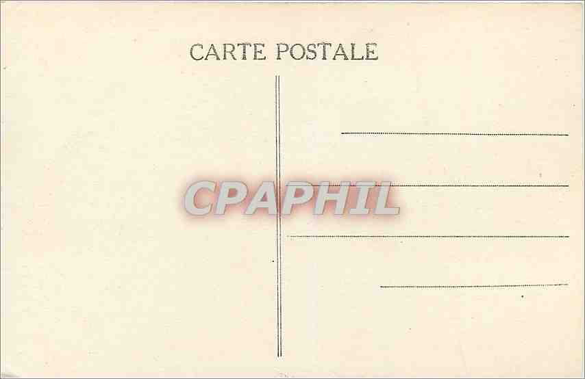 CPA Bordeaux La Porte des Salenieres  — Verso