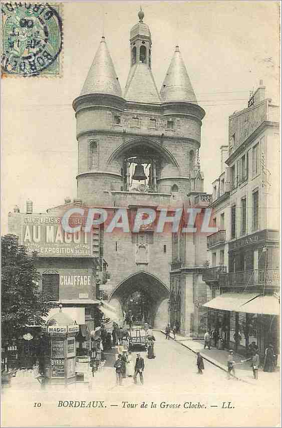 CPA Bordeaux Tour de la Grosse Cloche 