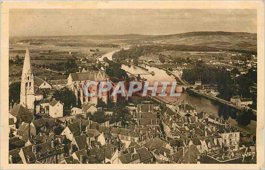 CPA Auxerre Yonne Vue Panoramique 