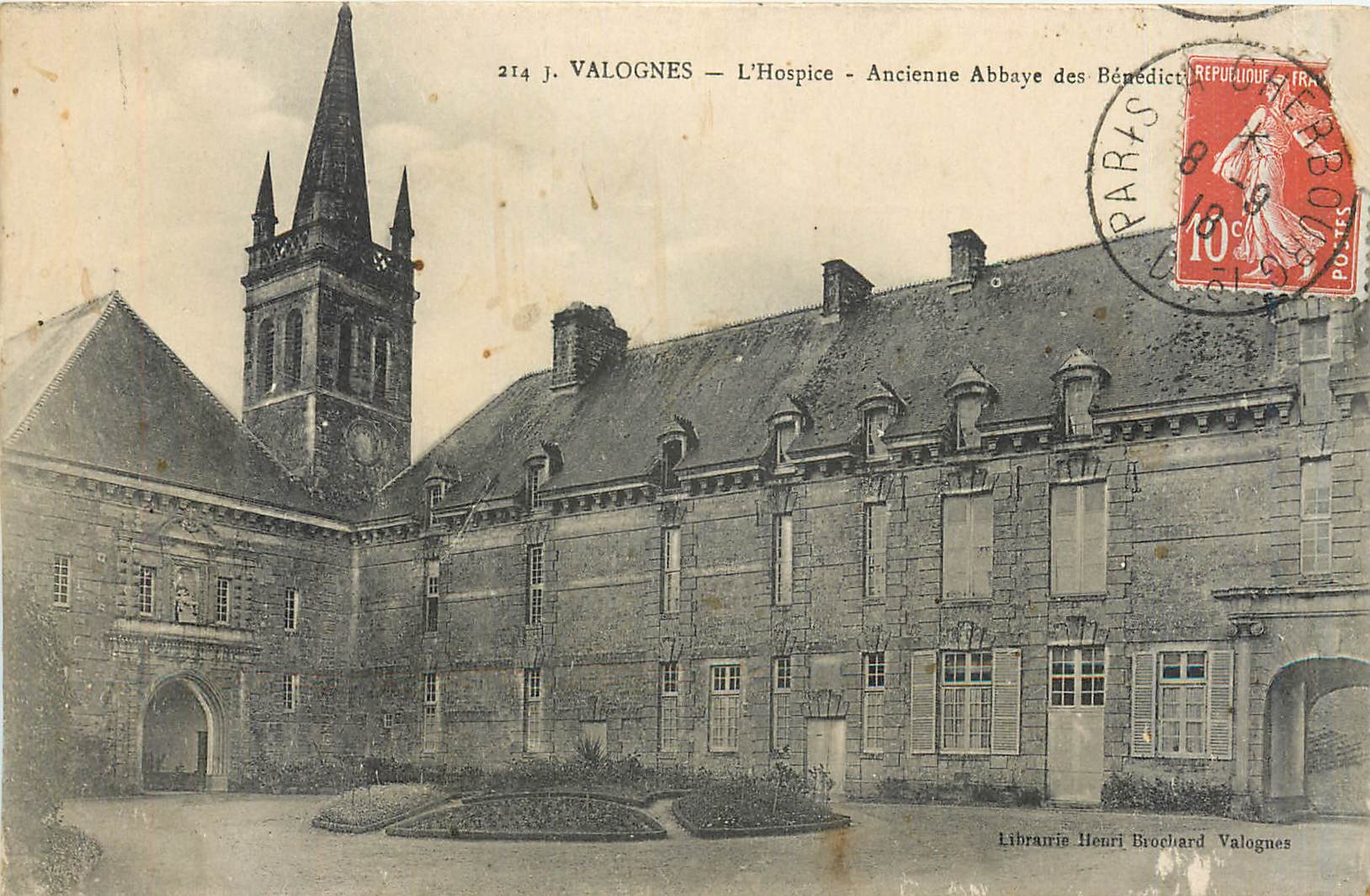 Valognes — L'Hospice - Ancienne Abbaye des Bénédictins — Librairie Henri Brochard