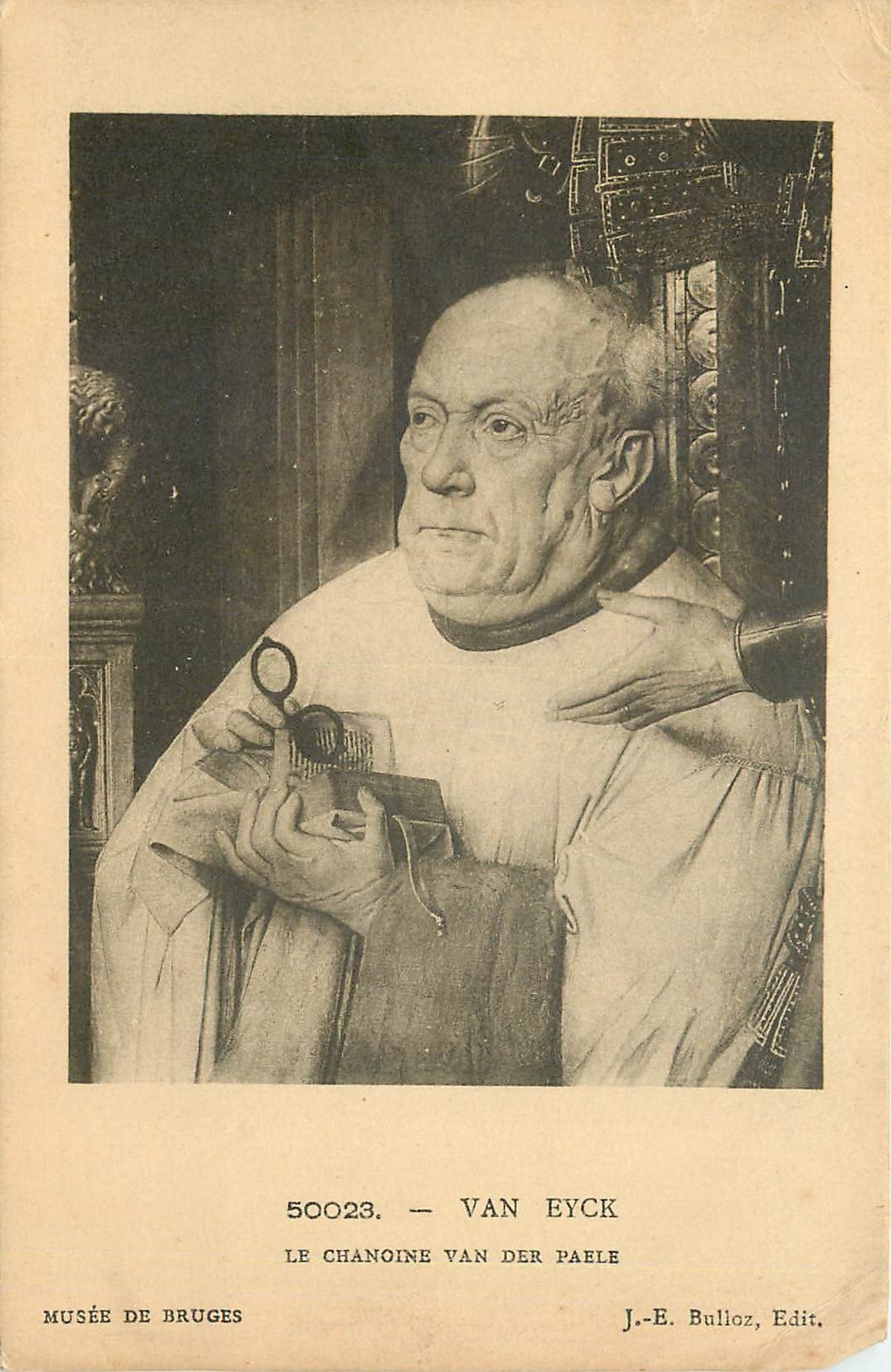 CPA Van Eyck Le Chanoine van der paele 