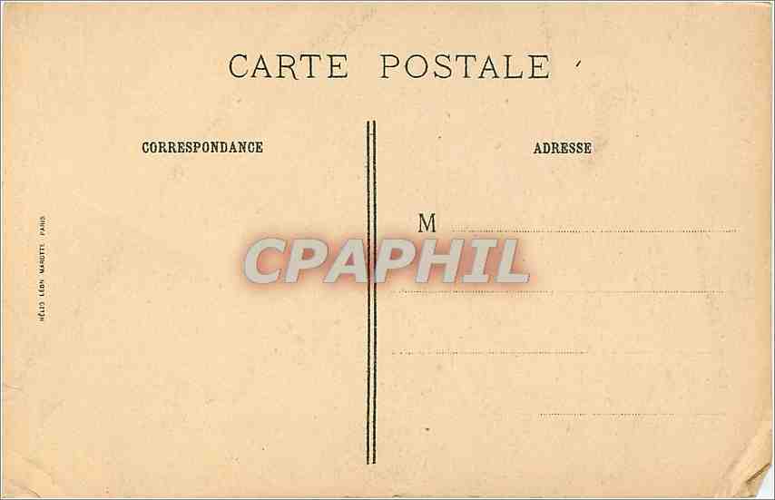 CPA Van Eyck Le Chanoine van der paele  — Rückseite