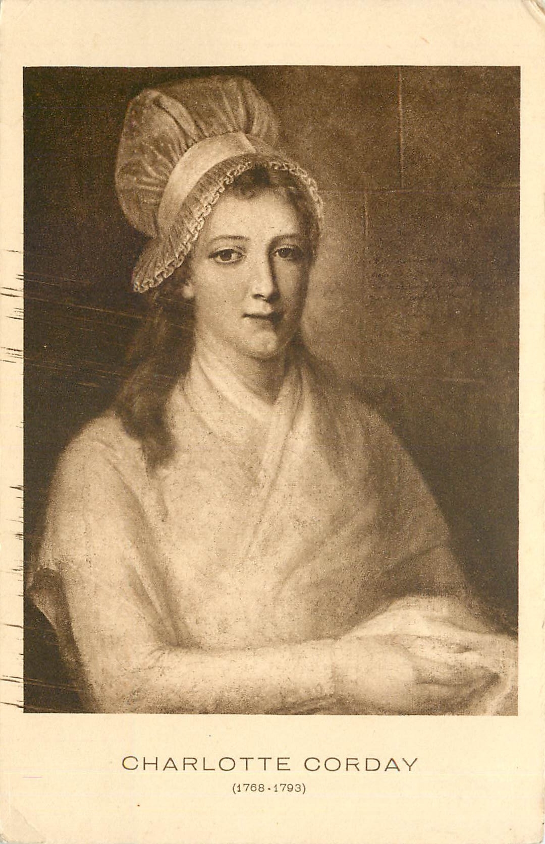 CPA Charlotte Corday Nee aux Champeaux Orne en 1768 