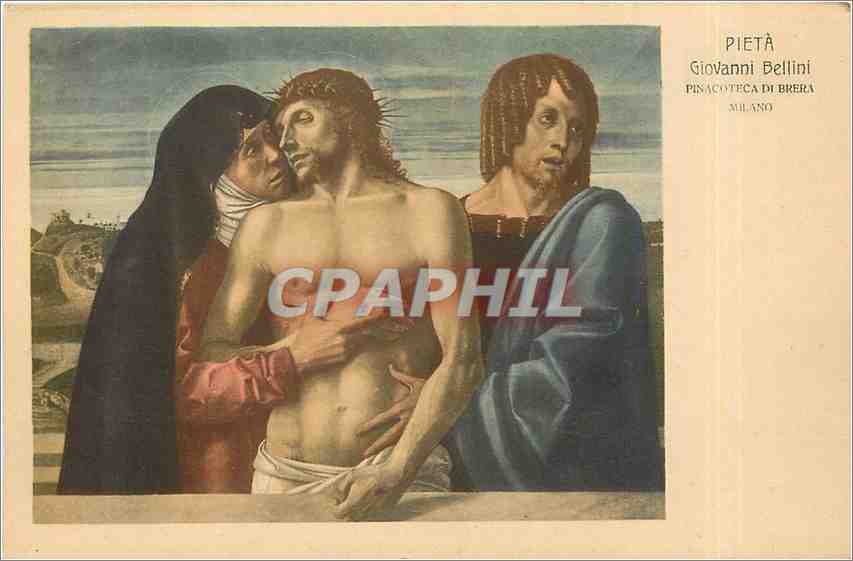 CPA Pieta Giovanni Bellini Pinacoteca di Brera Milano 