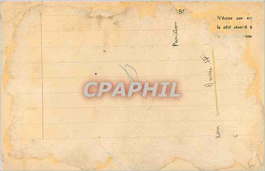 CPA Greuze La Laitiere Musee du Louvre Paris  — Rückseite