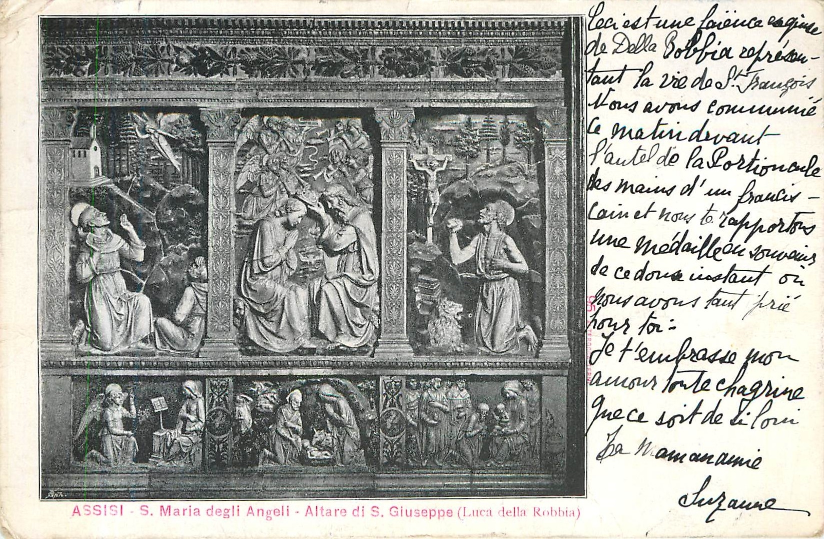 CPA Assisi S Maria degli Angeli di S Giuseppe Luca della Robbia 