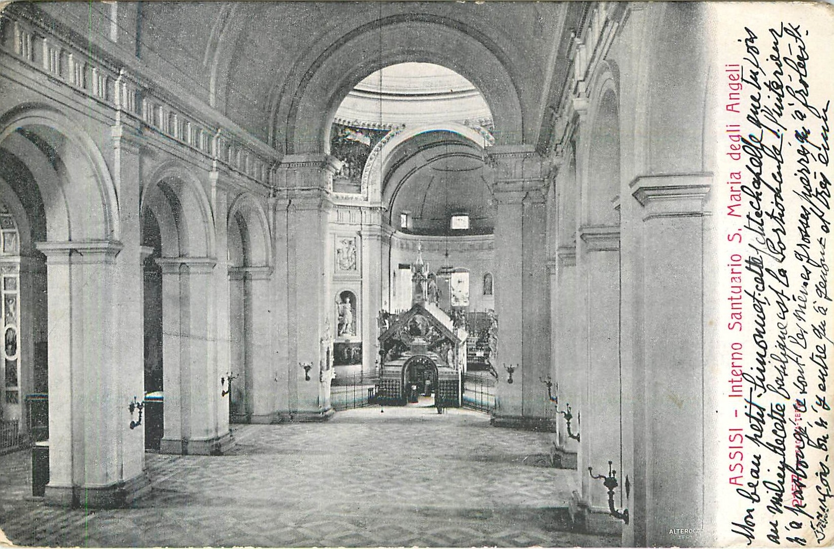 CPA Assisi Interno Santuario S Maria degli Angeli 