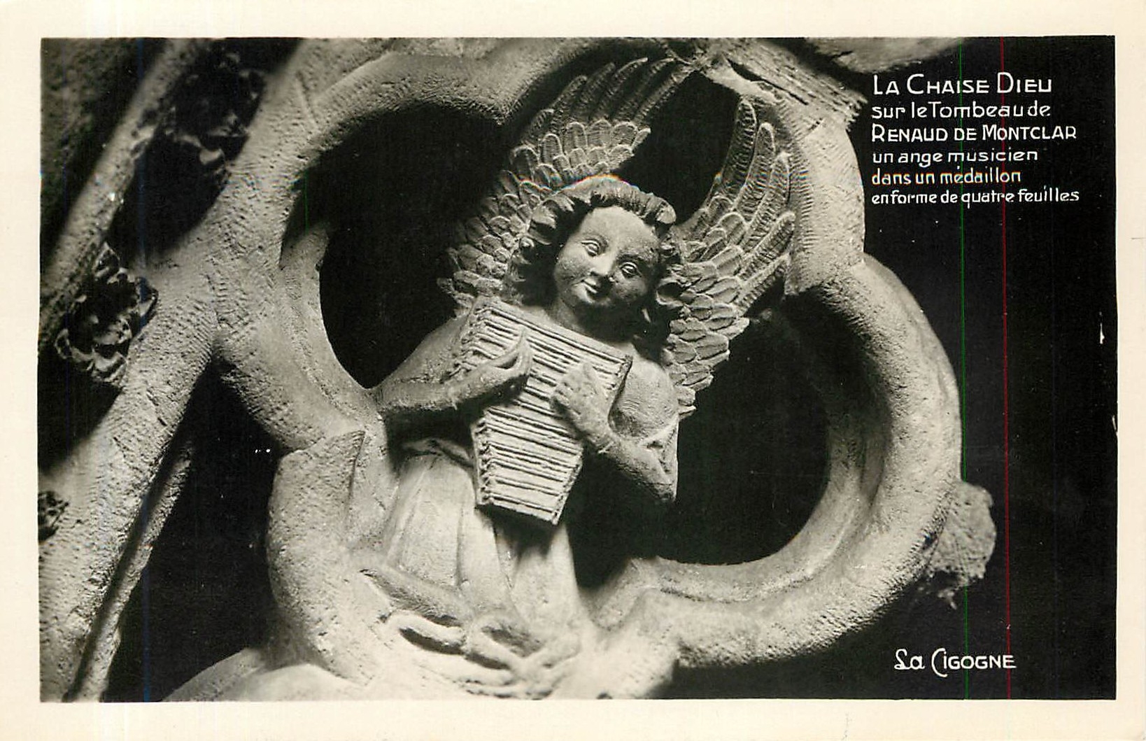 Ange musicien — sur le tombeau de Renaud de Montclar — éditeur La Cigogne