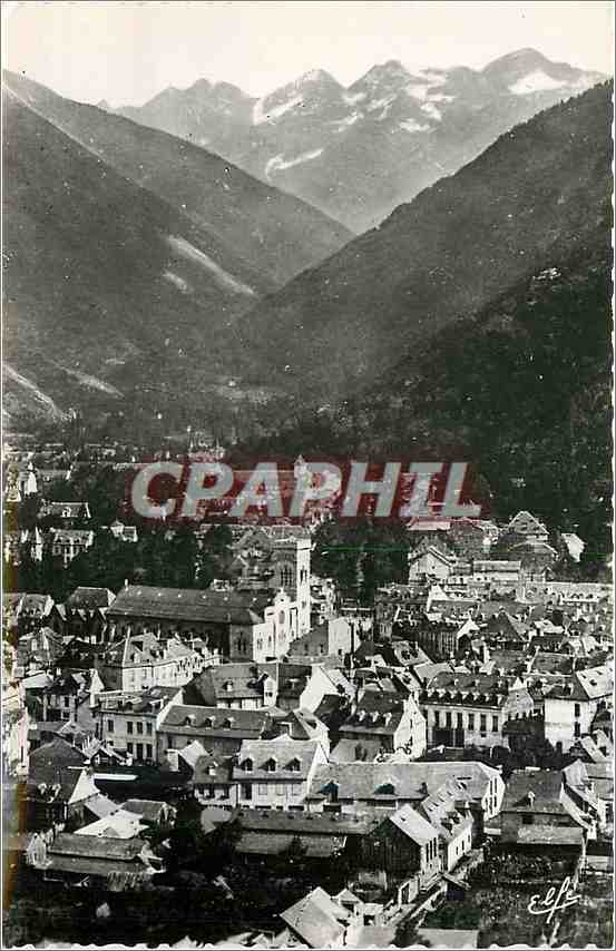 Luchon — Vue Générale et fond des Montagnes Frontières — Edit. LABOUCHE Fr. - Toulouse