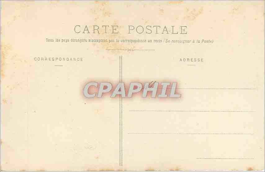 CPA Grande Casse et Grande Motte  — Rückseite
