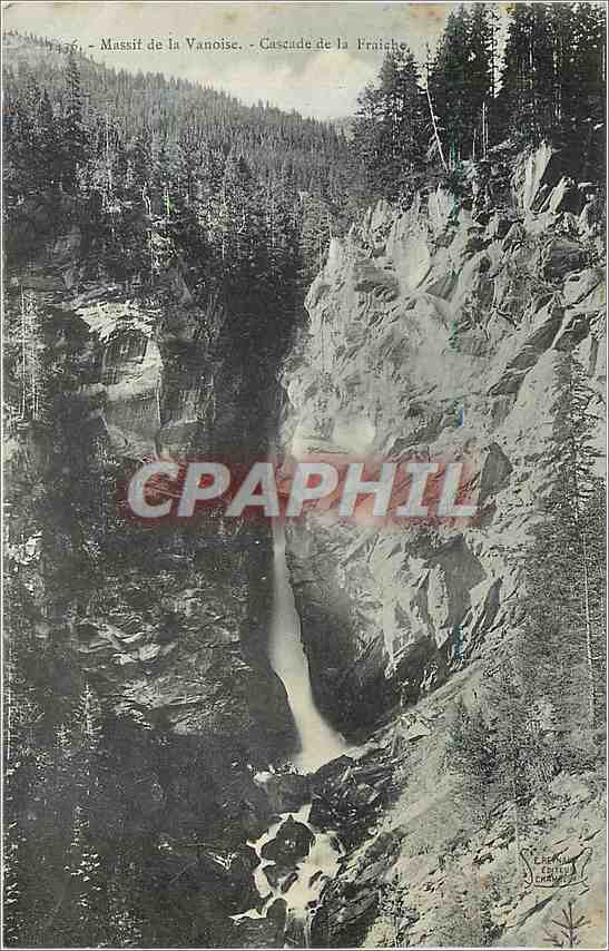 CPA Massif de la Vanoise Cascade de la Fraiche 