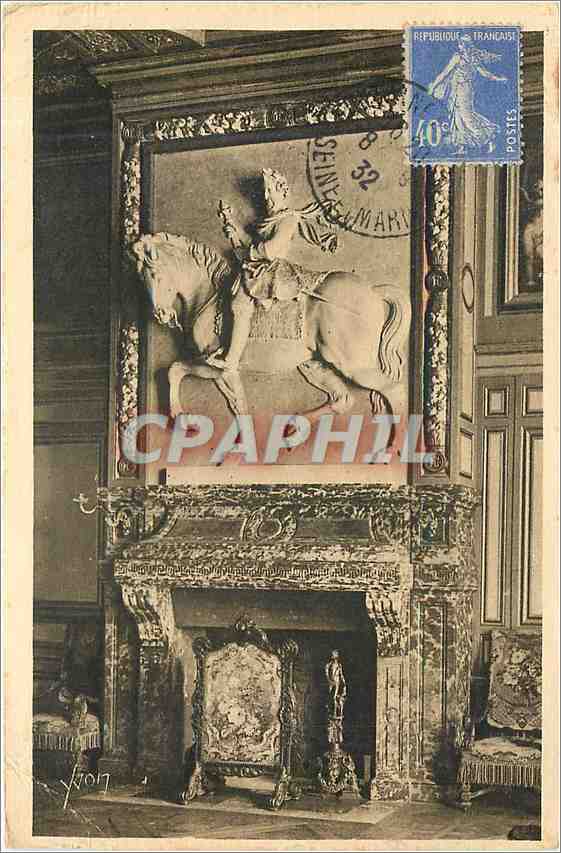 Palast von Fontainebleau — Reitstatue von Henri IV — Éditions d'Art Y. Martigues