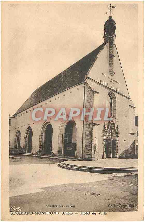 CPA St Amand Montrond Cher Hotel de Ville 