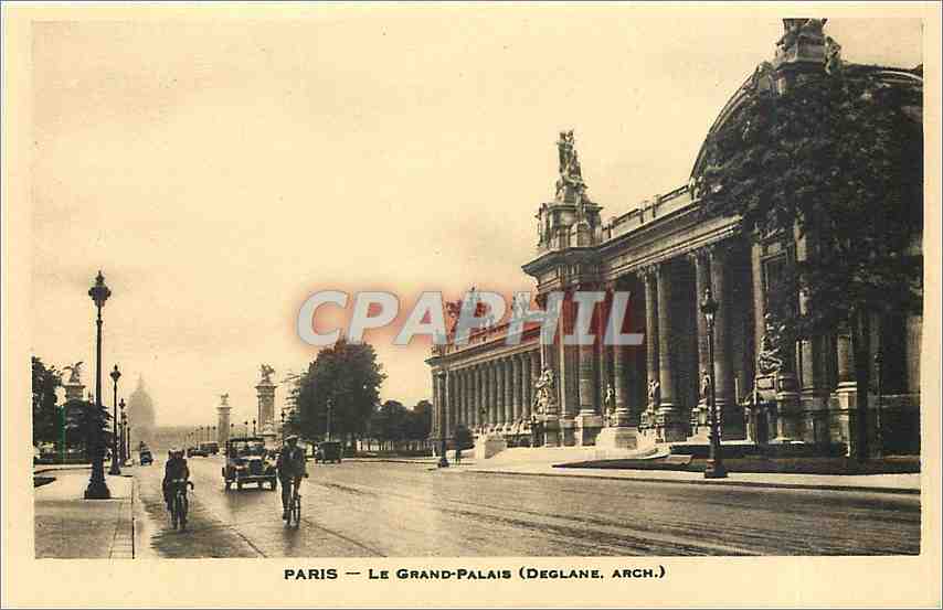 CPA Paris Le Grand Palais Deglane Arch 