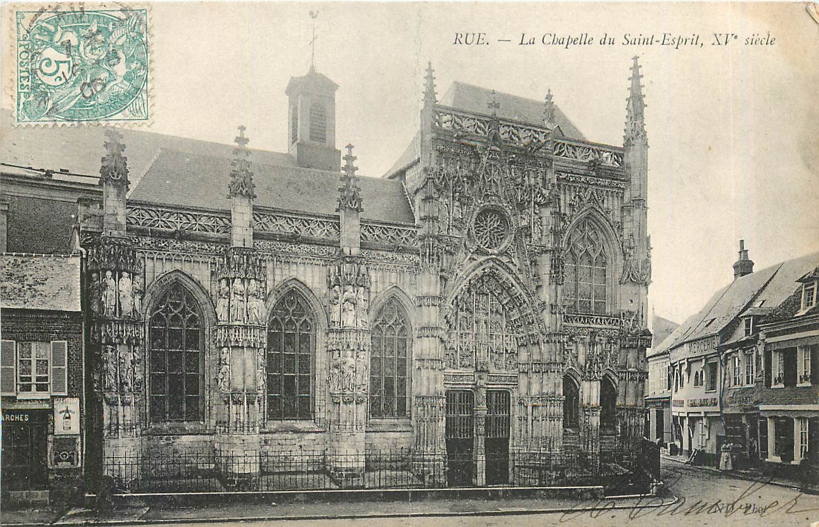 CPA Rue La Chapelle du Saint Esprits 