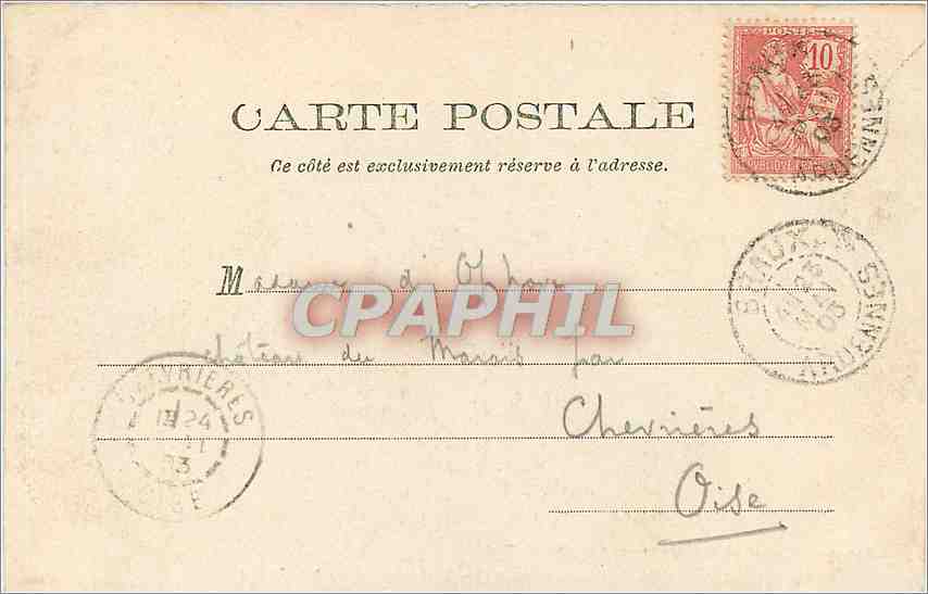 CPA Vallee de la Meuse Chateau Regnault et Bogny  — Back