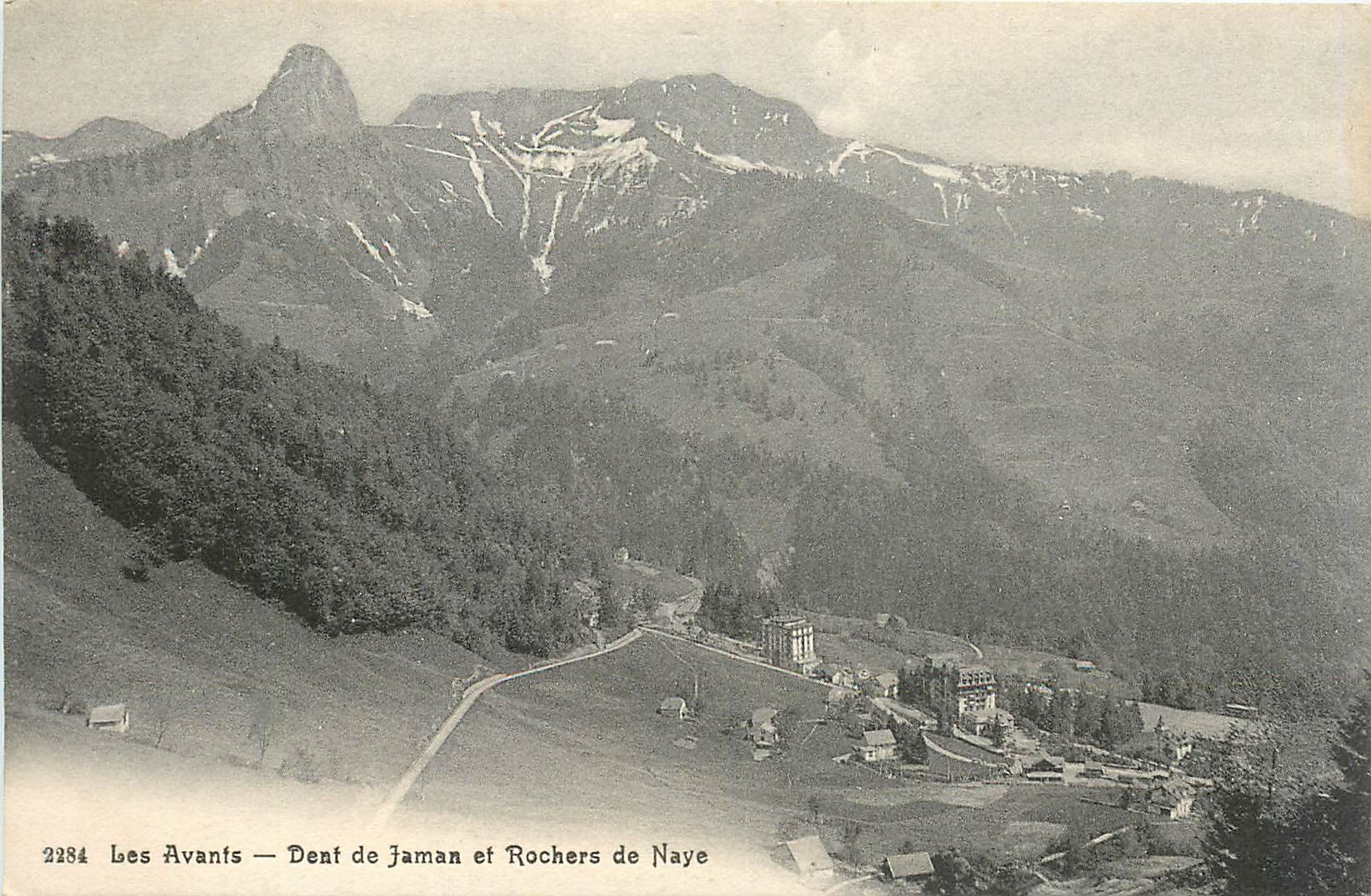CPA Les Avants Den de Faman et Rochers de Naye 