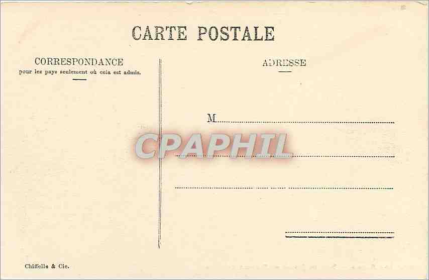 CPA Les Avants Den de Faman et Rochers de Naye  — Rückseite