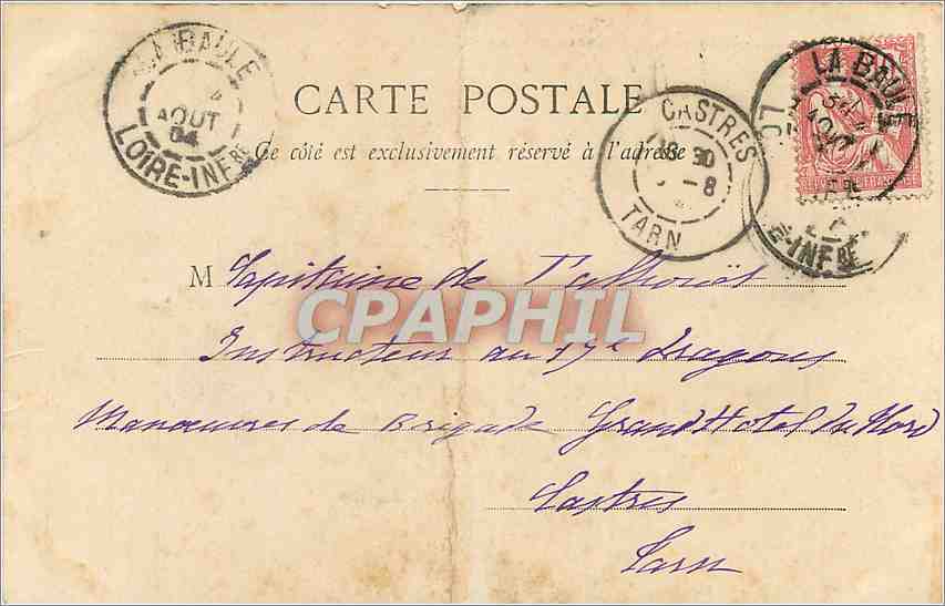 CPA La Baule sur Mer Sa Chapelle La sortie de la Grand Messe  — Rückseite