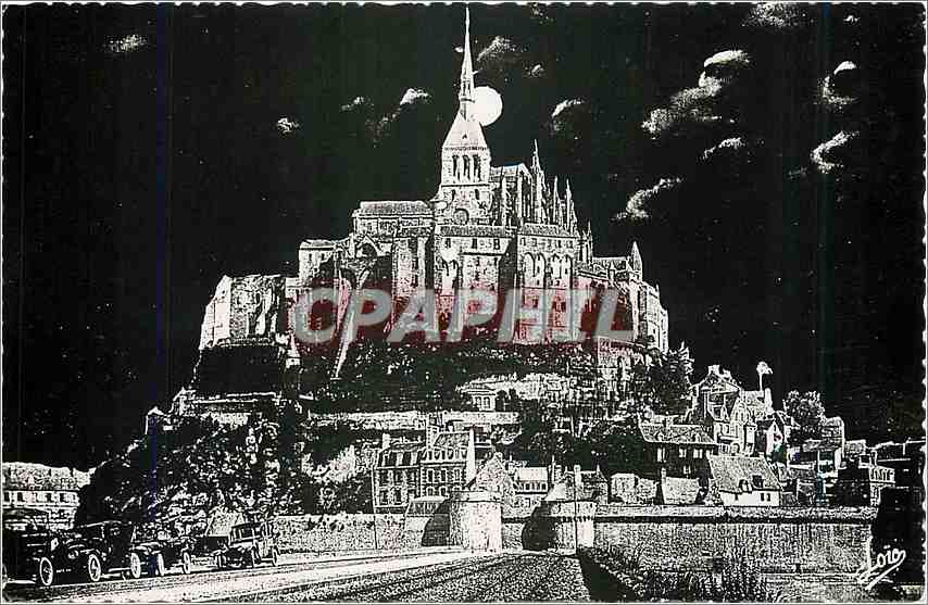 CPM Cote d'Emeraude Le Mont Saint Michel Cote Sud Effet de Lune 